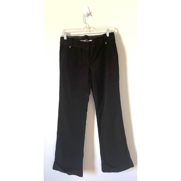 J. Crew Corduroy Pants Trousers Black Size 4 - Picture 1 of 7